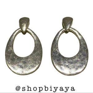 Bella Uno Eco Friendly Silver Tone Selena Earrings